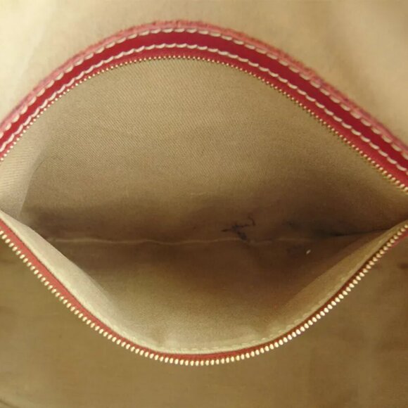 CELINE shoulder bag macadam beige PVC ?~ leather Authentic used T19351 - Picture 9 of 9